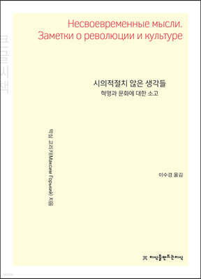 시의적절치 않은 생각들 : 혁명과 문화에 대한 소고 (큰글씨책)