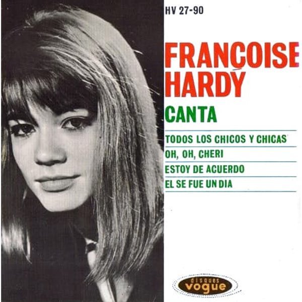 [중고 LP] Francoise Hardy - Todos Los Chicos Y Chicas (7Inch Vinyl) (Spain 수입)