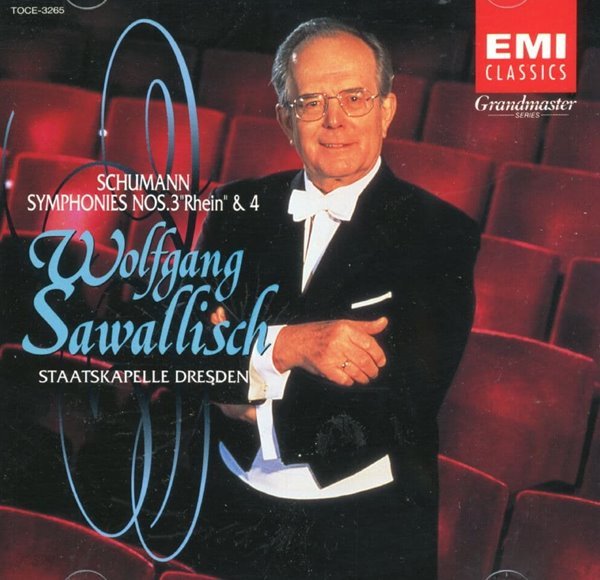 볼프강 자발리쉬 - Wolfgang Sawallisch - Schumann Sym Nos.3 Rhein ,4 [일본발매]