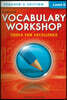Vocabulary Workshop Tools for Excellence Level C (G-`8) : Teacher's Guide