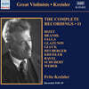 Fritz Kreisler 프리츠 크라이슬러 레코딩 전곡 11집 - 비제 / 브란들 / 팔라 / 글라주노프 / 글룩 외 (Great Violinists - The Complete Recordings Vol.11 - Bizet / Brandl / Falla / Glazunov / Gluck)
