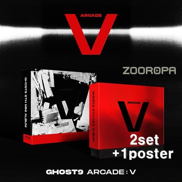 [미개봉/2종세트/1포스터] 고스트나인 GHOST9 ARCADE V