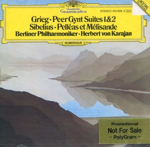 카라얀 - Karajan - Grieg Peer Gynt Suites 1 &amp; 2 [미개봉]