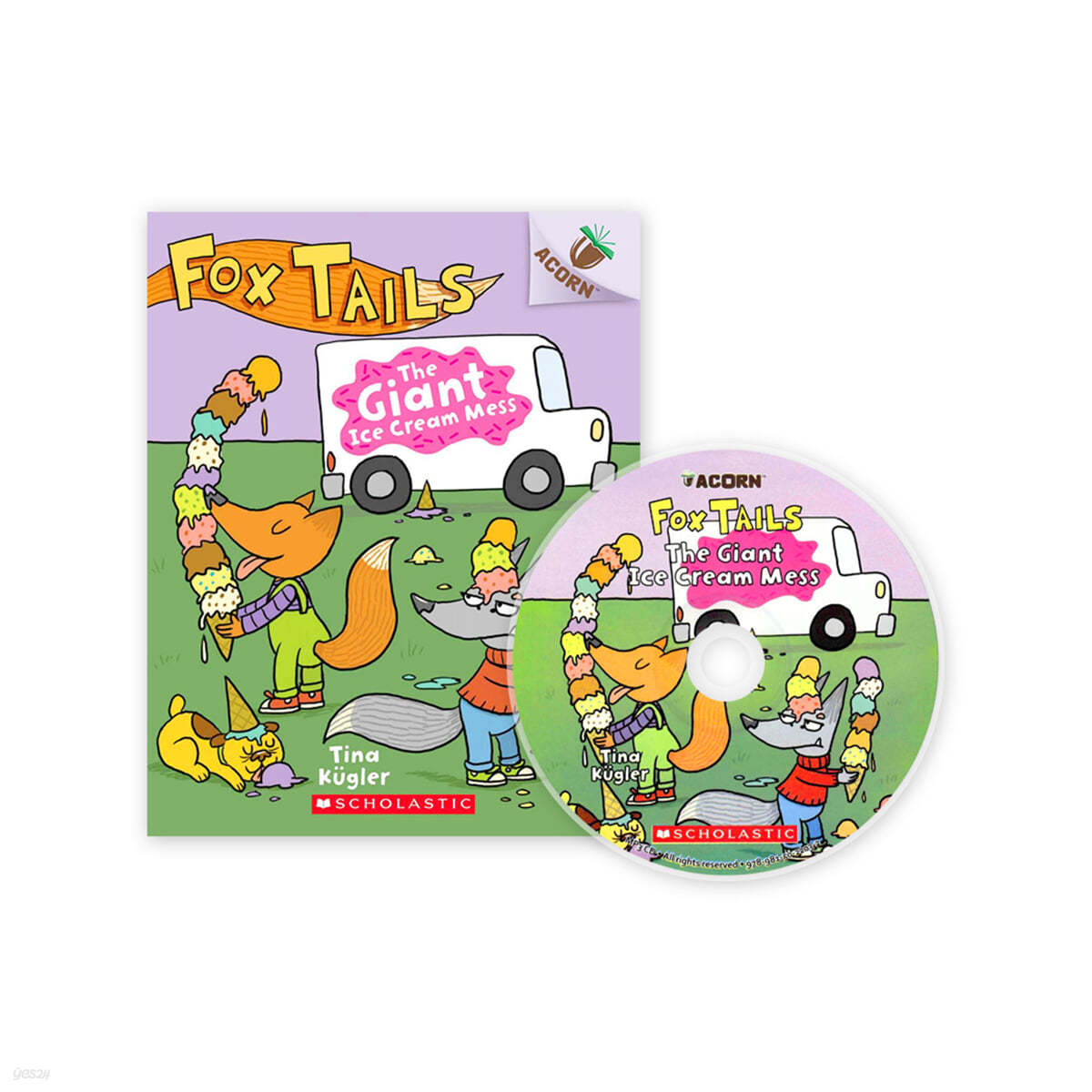 Fox Tails #3: The Giant Ice Cream Mess (CD &amp; StoryPlus)