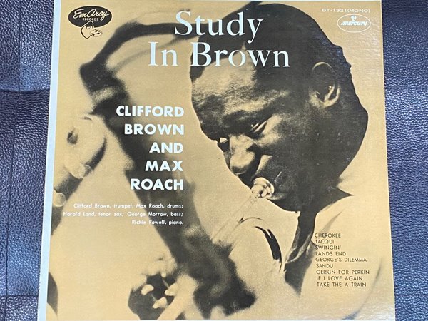 [LP] 클리포드 브라운,맥스 로치 - Clifford Brown,Max Roach - Study In Brown LP [1974] [일본반]