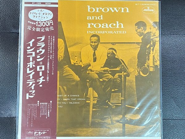 [LP] 클리포드 브라운,맥스 로치 - Clifford Brown,Max Roach - Brown And Roach Incorporated LP [1974] [일본반]