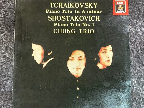 [LP] 정트리오 - Chung Trio - Tchaikovsky, Shostakovich Piano Trio LP [EMI계몽사-라이센스반]