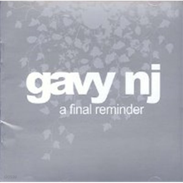 [미개봉] 가비 앤제이 (Gavy NJ) / A Final Reminder (희귀)