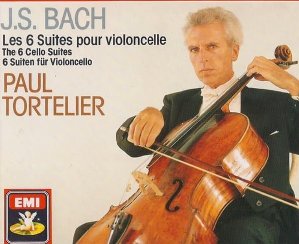 Bach : Les 6 Suites Pour Violoncelle  - 토르텔리에 (Paul Tortelier) (2cd) (독일발매)