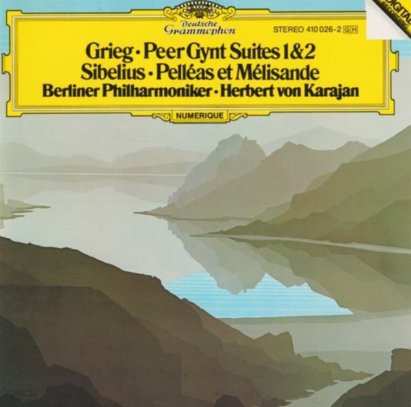 Grieg , Sibelius : Peer Gynt Suites 1 &amp; 2 -  카라얀 (Herbert Von Karajan)