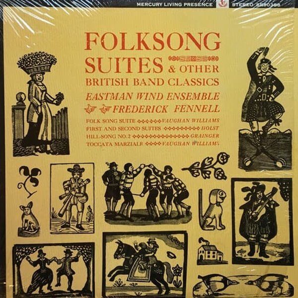 [수입][LP] Frederick Fennell, Eastman Wind Ensemble - Folk Songs &amp; Other British Band Classics