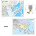 동북아시아/아시아 지도 소형 코팅고리형 / 110-SJ-EAE / 동아시아지도