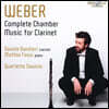 Davide Bandieri 베버: 클라리넷 실내악곡집 모음 (Weber: Complete Chamber Music for Clarinet)