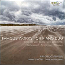 Jeroen van Veen 피아노 이중주 명곡 모음집 - 슈베르트 / 생상스 / 라벨 / 스트라빈스키 (Highlights For 20 Fingers)