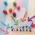 풍선 화살표 냉장고 화이트 보드 마그네틱 자석 6개세트