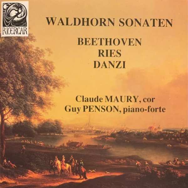Beethoven : Waldhorn Sonaten - 클로드 마우리 (Claude Maury) 호른 작품집 (France발매)