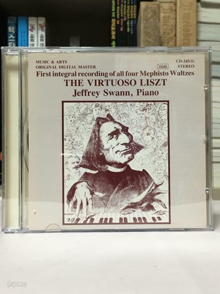 (수입)Jeffrey Swann ? The Virtuoso Liszt - First Integral Recording Of All Four Mephisto Waltzes / 최상