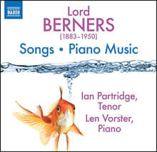 로드 버너스: 가곡과 피아노 음악 작품집 (Lord Berners: Songs; Piano Music)