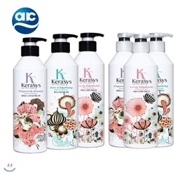 [애경]케라시스 퍼퓸  샴푸/린스 모음전 600ml 러블리로맨틱/퓨어차밍/엘레강스센슈얼