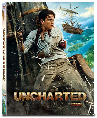 언차티드 (2Disc, 4K UHD+BD 풀슬립 A Type 스틸북 한정판) : 블루레이