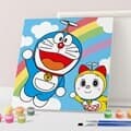 도라에몽 그림그리기 DIY 세트 페인팅 무지개 25X25