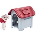안전문 반려견 하우스(B)(레드)