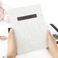 제이밀크 이니셜 성장일기X육아일기 A5 바인더- 아이보리