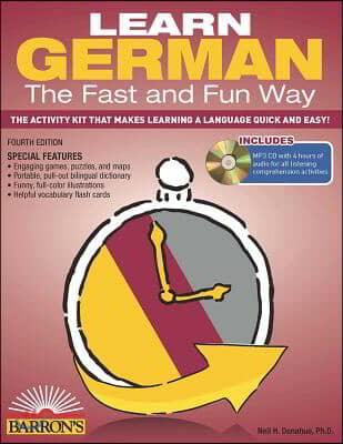 Learn German the Fast and Fun Way with Online Audio [With German-English and MP3]