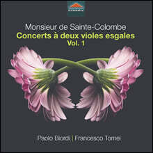생트-콜롱브: 두 대의 비올을 위한 작품 1집 (Sainte-Colombe: Concerts A Deux Violes Esgales Vol.1)