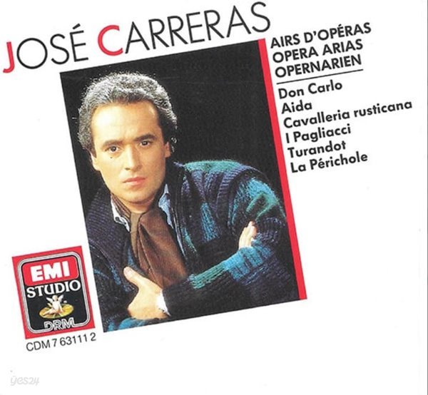 Jose Carreras(호세 카레라스) -  Arias De Operas Opernarien (아리아 집)