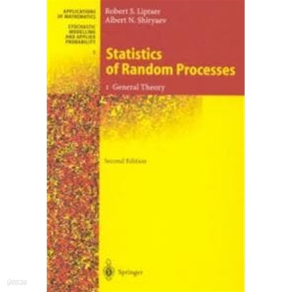 Statistics of Random Processes: I. General Theory (Hardcover, 2, Rev and Expande)