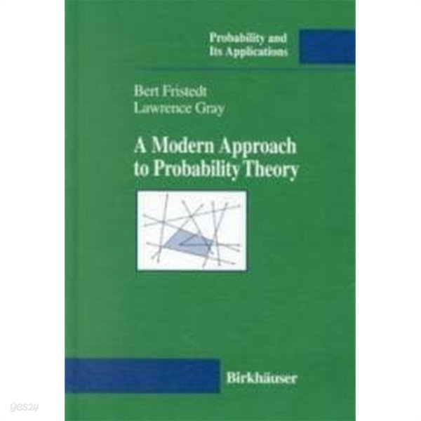 A Modern Approach to Probability Theory (Hardcover, 1997) 