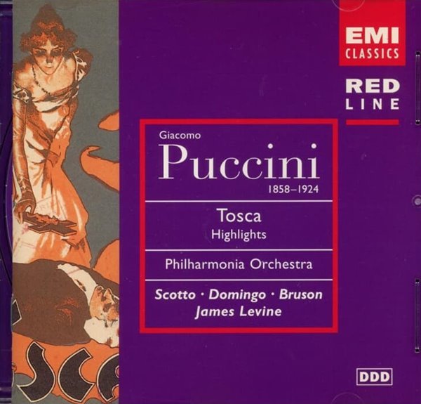 푸치니 (Giacomo Puccini) - Tosca (Highlights) / 제임스 레바인 (James Levine)(Holland발매)