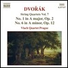 Vlach Quartet Prague 드보르작: 현악 사중주 1번 6번 (Dvorak: String Quartets Volume 7)