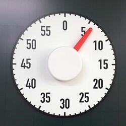 [수업도구]태엽식 60분 빅타이머(칠판부착용)