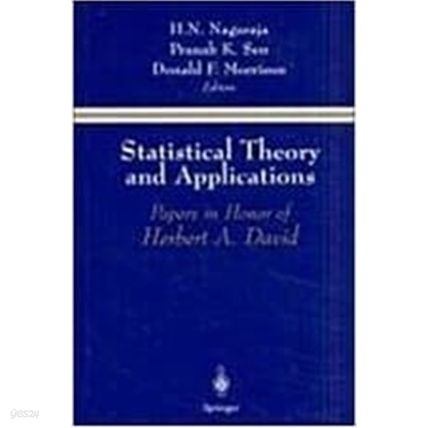 Statistical Theory and Applications (Hardcover, 1996) - Papers in Honor of Herbert A. David