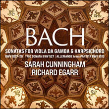 Sarah Cunningham / Richard Egarr 바흐: 비올라 다 감바 소나타 1-3번, 트리오 소나타 (Bach: Sonatas for Viola da Gamba and Harpsichord)