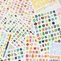 리틀띵스 컷팅 컬러 타이포 스티커팩 (리무버블)