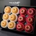 [9/9(수)순차출고][과일愛]사과/배 알찬 과일선물세트 특1호 (사과6과/배6과 - 5kg 내외)