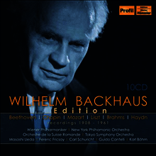 빌헬름 박하우스 에디션 (Wilhelm Backhaus Edition - Recordings 1908 - 1961) (10CD Boxset) - Wilhelm Backhaus