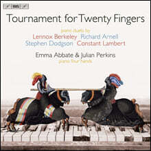 Emma Abbate / Julian Perkins 20개의 손가락을 위한 토너먼트 - 피아노 듀엣 (Tournament for Twenty Fingers)