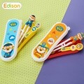 에디슨 경찰/소방관 뽀로로 이지수저케이스세트 유아수저세트