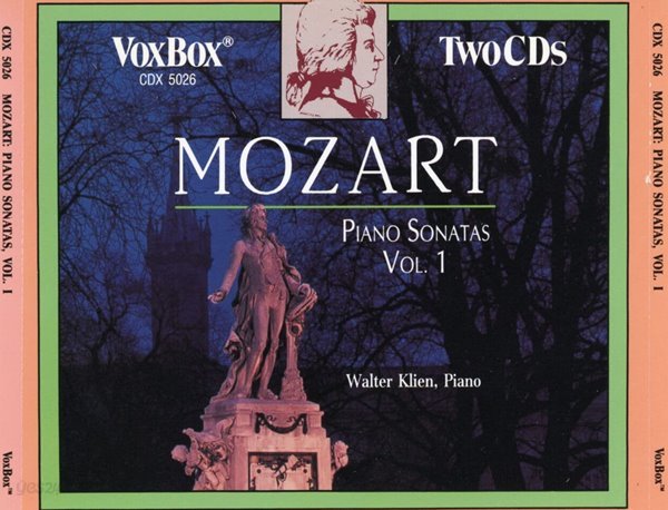 발터 클린 - Walter Klien - Mozart Piano Sonatas Vol.1 2Cds [U.S발매]