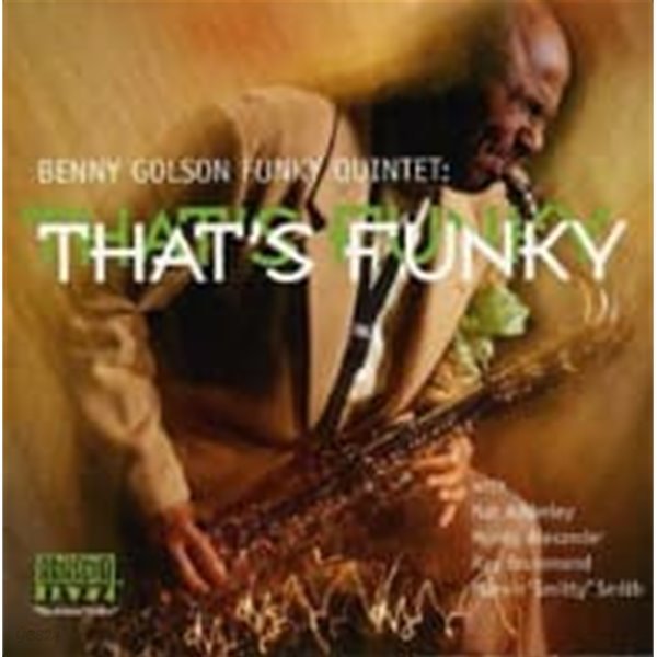 Benny Golson Funky Quintet / That&#39;s Funky (수입)