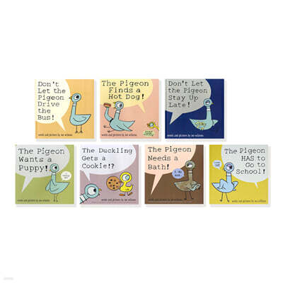 모 윌렘스 비둘기 시리즈 원서 7권 세트 : Mo Willem's Pigeon 7 Book Collection