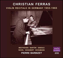 Christian Ferras 크리스티앙 페라스 독일 리사이틀 실황 (Violin Recitals in Germany 1953-1965)
