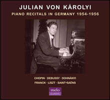 Julian von Karolyi 독일 리사이틀 실황 (Piano Recitals in Germany 1954-1956)