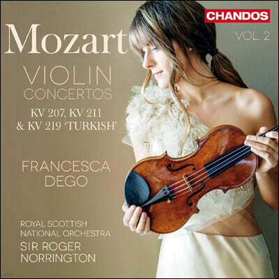 Francesca Dego 모차르트: 바이올린 협주곡 2집 - 1, 2번, 5번 `터키풍` (Mozart: Violin Concertos K.207, K.211, K.219 `Turkish`)