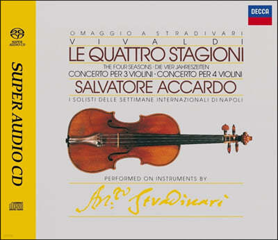 Salvatore Accardo 비발디: 사계 외 (Vivaldi: The Four Seasons, Concertos for 3, 4 Violins) 