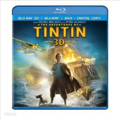 The Adventures of Tintin (틴틴의 모험) (한글무자막)(Blu-ray 3D + Blu-ray + DVD + Digital Copy) (2011)